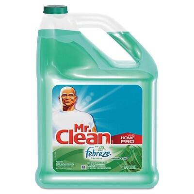Mr. Clean Home Pro Multi-Purpose Cleaner, Febreze Meadows & Rain, 128 oz., 4/Carton (23124)