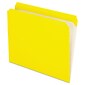Pendaflex File Folder, Straight Cut, Letter Size, Yellow, 100/Box (PFX R152 YEL)