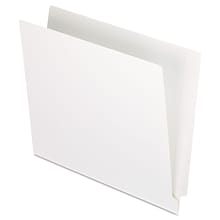 Pendaflex Reinforced End Tab File Folder, Straight Cut, Letter Size, White, 100/Box (PFX H110DW)