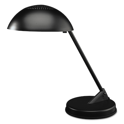 Ledu CFL Domed Desk Lamp, 8 3/4 x 16 1/4 x 16 1/4, Matte Black (L563MB)