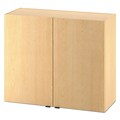HON Modular Hospitality 36 Double Hanging Wall Cabinet, Natural Maple