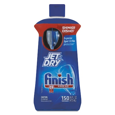 Finish Jet-Dry Dishwasher Rinsing Agent, Unscented, 16 oz. (5170078826)