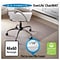 Quill Brand® Standard 46 x 60 Rectangular Chair Mat for Carpet & Hard Floor , Vinyl (ESR120321)