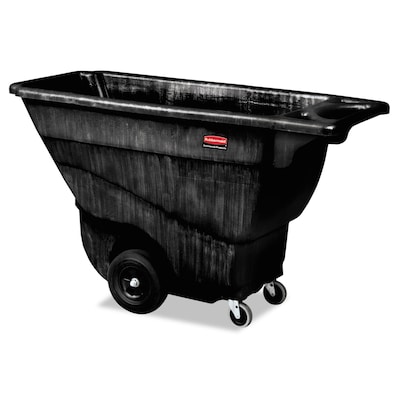 Rubbermaid® Commercial Structural Foam Tilt Truck, 850 lbs. Capaity, Black, Each (RCP 9T14 BLA)