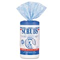 SCRUBS® Hand Cleaner Towels, Wet Wipes, Blue, White, 30/Roll, Each (42230) (253-42230)