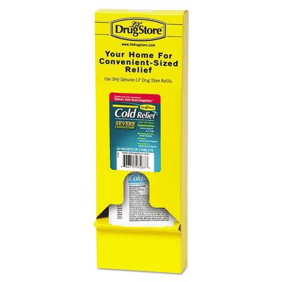 Lil Drugstore® Cold Relief (Compare to Tylenol® Cold Head Congestion), 50/Box (LIL97187)