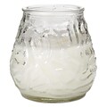 FancyHeat® Victorian Filled Glass Candles, Clear, 12/Carton (FHC F460CL)