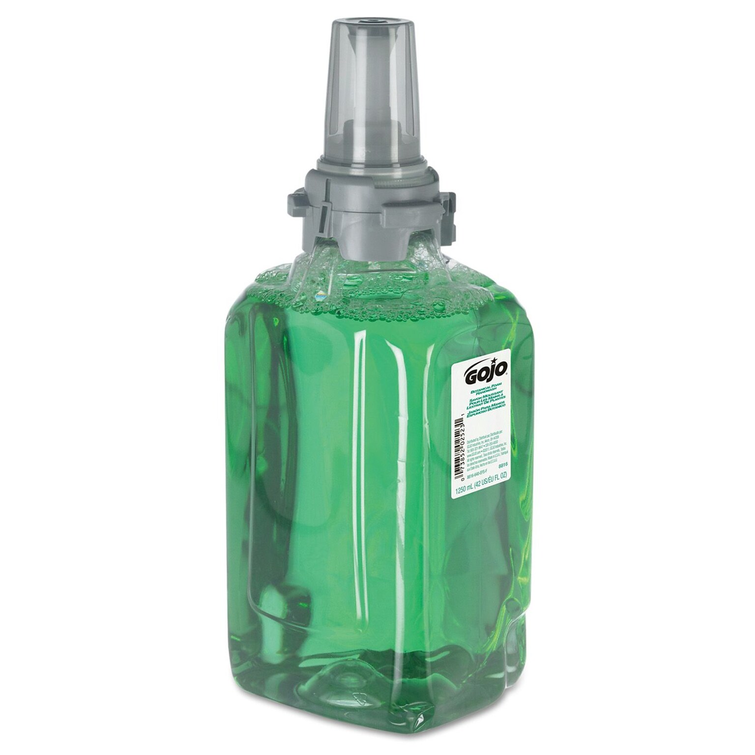 GOJO Foaming Hand Soap Refill for ADX 12 Dispenser, Botanical Scent, 1250 ml., 3/Carton (8816-03)
