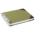 Wilson Jones® Canvas Sectional Storage Post Binder, 8 1/2 x 11, 4 1/4 Post Spacing, Green
