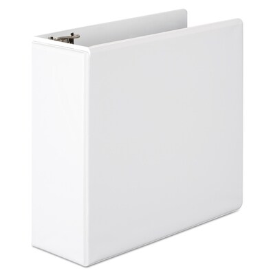 Wilson Jones® 386 Basic D-Ring View Binder, 4", White