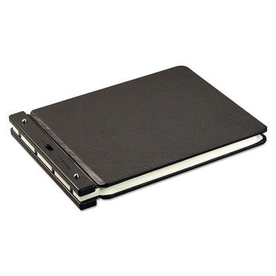 Wilson Jones Raven Vinyl-Guarded Heavy Duty Binders, 7 1/8 Post Spacing, 9 1/4 x 11 7/8, Black (WLJ24140N)