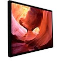 ArtWall Antelope Window Gallery-Wrapped Canvas 24 x 32 Floater-Framed (0uhl002a2432f)