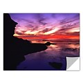 ArtWall Sunset Cliffs Twilight Removable Graphic Wall Art 24 x 32 (0uhl016a2432p)