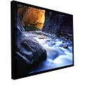 ArtWall Wirgin Narrows Gallery-Wrapped Canvas 14 x 18 Floater-Framed (0uhl018a1418f)