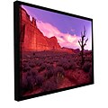 ArtWall High Desert Dawn Gallery-Wrapped Canvas 18 x 24 Floater-Framed (0uhl051a1824f)