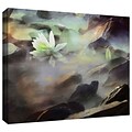 ArtWall Lily In Rocks Gallery-Wrapped Canvas 36 x 48 (0uhl058a3648w)