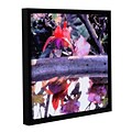 ArtWall Birdbath Gallery-Wrapped Canvas 36 x 36 Floater-Framed (0uhl070a3636f)