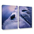 ArtWall Rock Sand And Stream 2-Piece Gallery-Wrapped Canvas Set 18 x 24 (0uhl119b1824w)