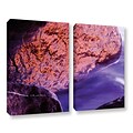 ArtWall Rock Surf And Sunset 2-Piece Gallery-Wrapped Canvas Set 24 x 36 (0uhl120b2436w)