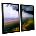 ArtWall Approaching Storm 2-Piece Canvas Set 24 x 32 Floater-Framed (0uhl123b2432f)