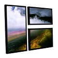 ArtWall Approaching Storm 3-Piece Canvas Flag Set 36 x 48 Floater-Framed (0uhl123g3648f)