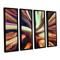 ArtWall Espectro Suculenta 4-Piece Canvas Set 24 x 32 Floater-Framed (0uhl133d2432f)