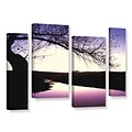 ArtWall Squaw Valley Twilight 4-Piece Gallery-Wrapped Canvas Staggered Set 36 x 54 (0uhl139i3654w)