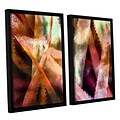 ArtWall suculenta Paleta 2 2-Piece Canvas Set 24 x 32 Floater-Framed (0uhl140b2432f)