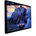 ArtWall Canyon Colours Gallery-Wrapped Canvas 36 x 48 Floater-Framed (0uhl152a3648f)