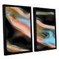 ArtWall Jazstract 2-Piece Canvas Set 24 x 36 Floater-Framed (0uhl163b2436f)