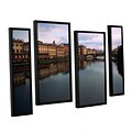 ArtWall Florence Memories 4-Piece Canvas Staggered Set 36 x 54 Floater Framed (0yat071i3654f)