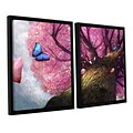 ArtWall In The Shadow Of Peace 2-Piece Canvas Set 32 x 48 Floater-Framed (0goa004b3248f)