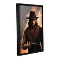 ArtWall GiveEm Hell Gallery-Wrapped Canvas 32 x 48 Floater-Framed (0goa058a3248f)