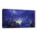 ArtWall Christmas Town Gallery-Wrapped Canvas 12 x 24 (0str004a1224w)