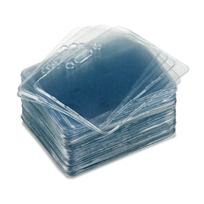 Advantus Proximity ID Badge Holders, Clear, 3 3/8 x 2 3/8, 50/Pack (75450)