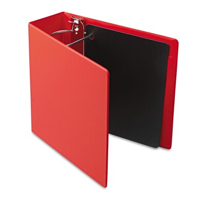 Cardinal® Super-Strength™ Slant-D® Locking 4 D-Ring Binder, Non-View, Red, 3-Ring