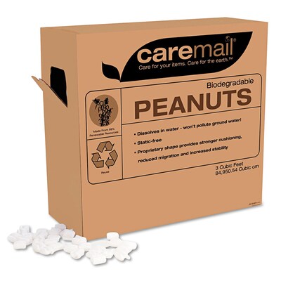 Caremail® Dissolving Peanuts, White, 4/Box (1118683)
