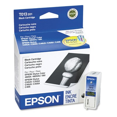 Epson T013 Black Standard Yield Ink Cartridge