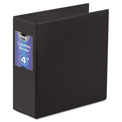 Find It Standard 4 Non-View Binder, Black (FT07094)