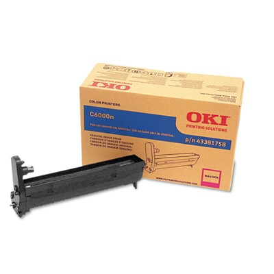 OKI® 43381758 Laser Drum Cartridge for C6000N/DN, Magenta