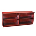 Safco 29 1/2 Low Wall Cabinet Without Doors, Sierra Cherry