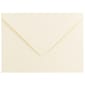 JAM Paper A7 Strathmore Invitation Envelopes with Euro Flap, 5.25 x 7.25, Ivory Laid, 50/Pack (1921402I)