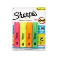 Sharpie Blade Highlighter, Chisel Tip, Assorted Colors, 4/Pack (1825633)