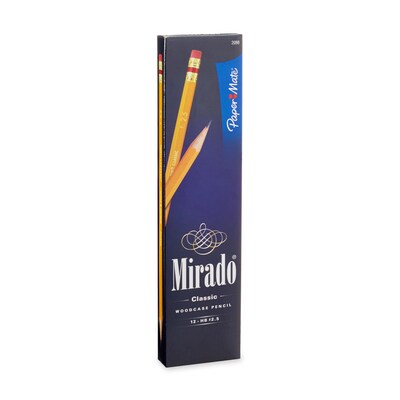 Paper Mate® Woodcase Pencil, HB-Soft, Yellow Barrel, 12/pk (2098)