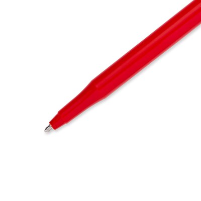 Paper Mate Eraser Mate Erasable Ballpoint Pen, Medium Point, Red Ink, 5/pk (31735)