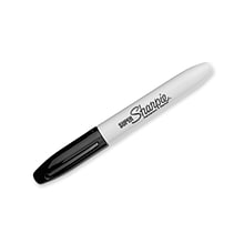 Sharpie Super Permanent Marker, Fine Tip, Black, Dozen (33001)