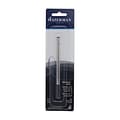 Waterman Fine Rollerball Refill For Waterman Rollerball Pens, Fine Point, Black Ink (540951PP)