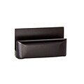 Rolodex® Wood Tones™ Solid Wood Business Card Holder, Black