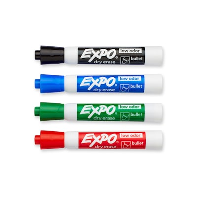 Expo Dry Erase Markers, Bullet Tip, Assorted, 48/Carton (82074)