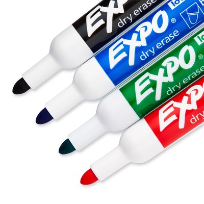 Expo Dry Erase Markers, Bullet Tip, Assorted, 48/Carton (82074)